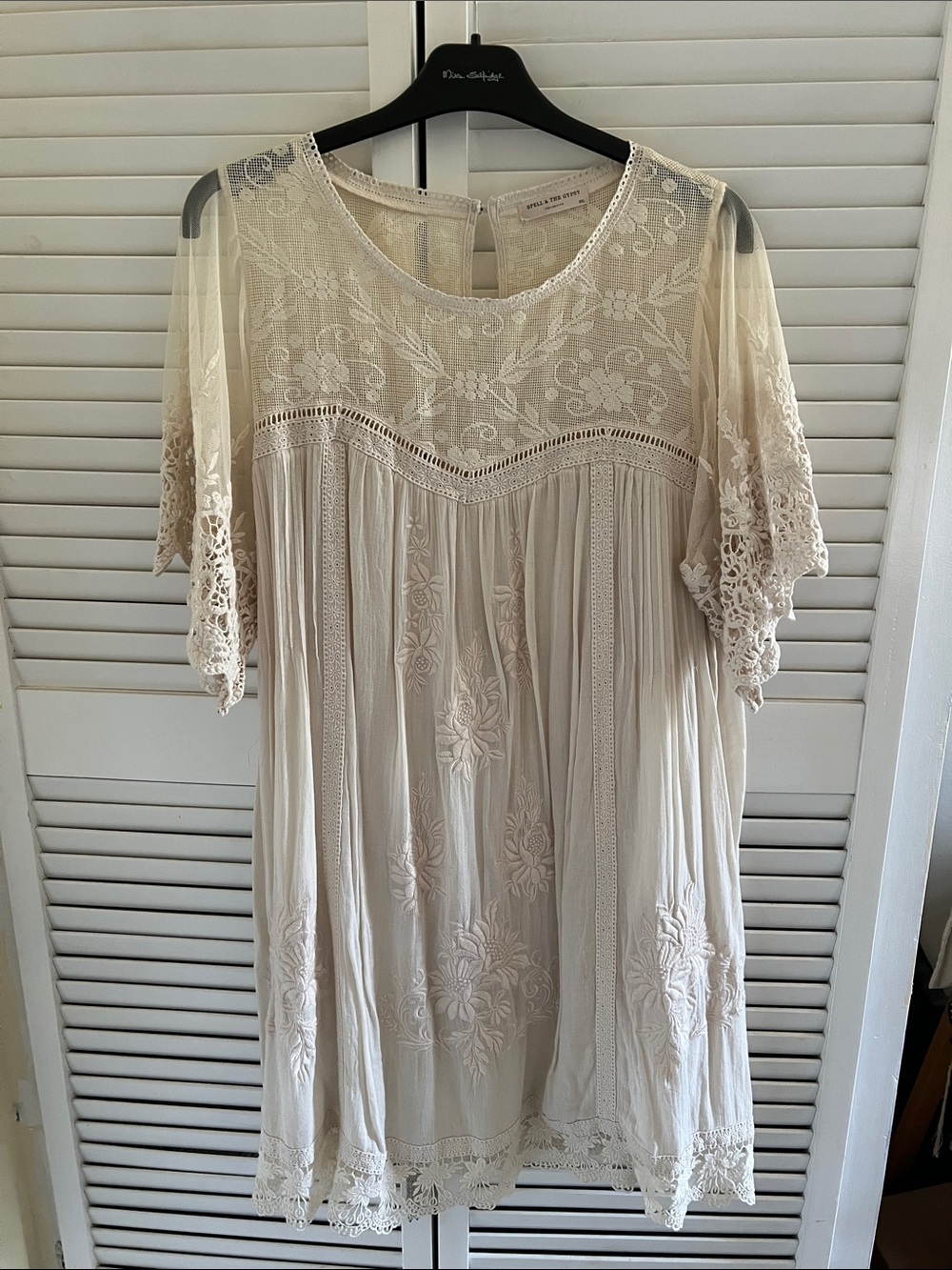 💮Spell & The Gypsy Boho Lace Embroidered Tunic Dress💮